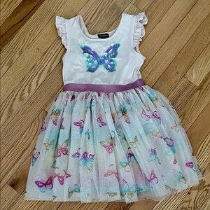 Zunie Sequin Butterfly dress